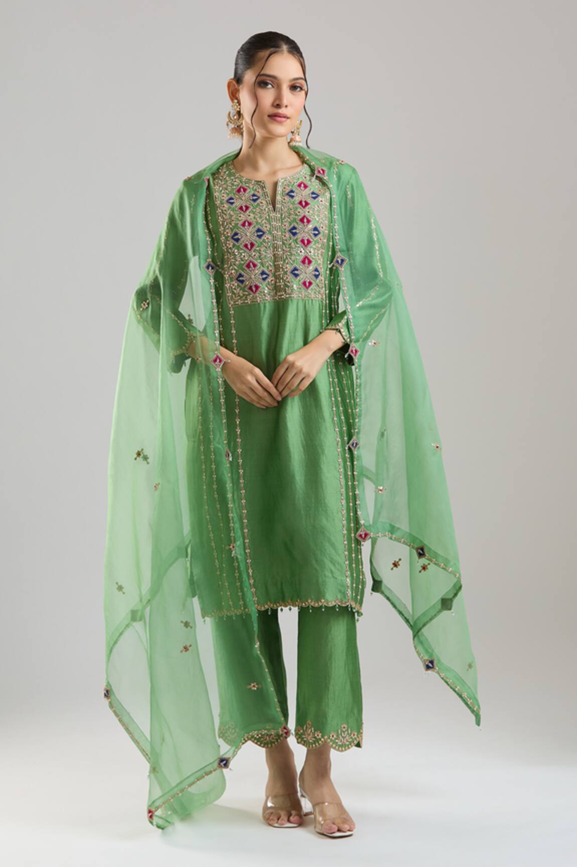 Surbhi Shah Sitara Embroidered Kurta Set