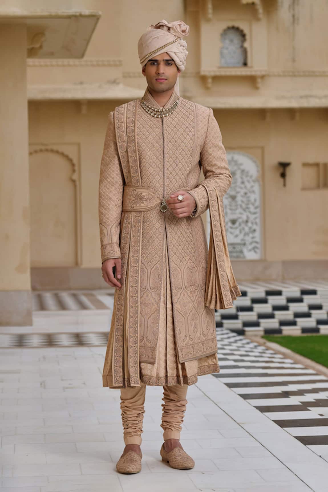 Tarun Tahiliani Dori Embroidered Sherwani Set