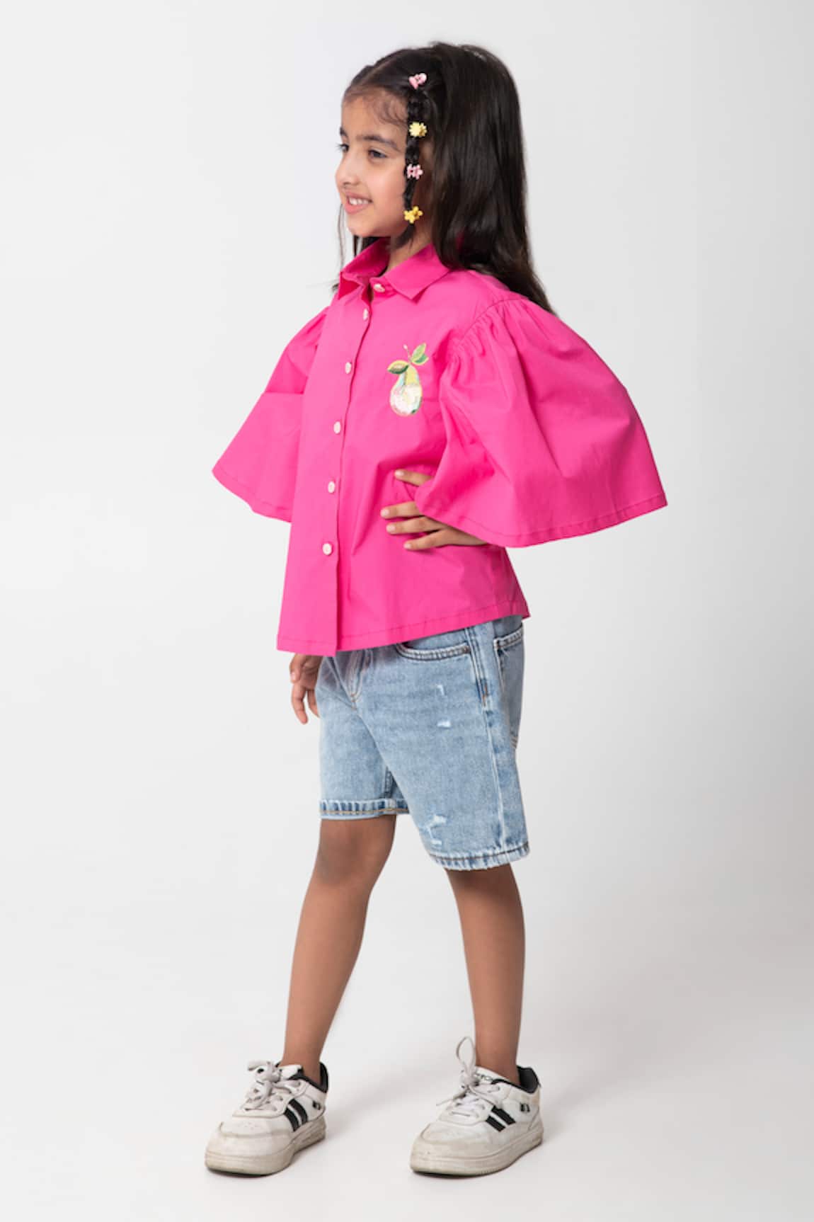 Partykles Pear Embroidered Shirt