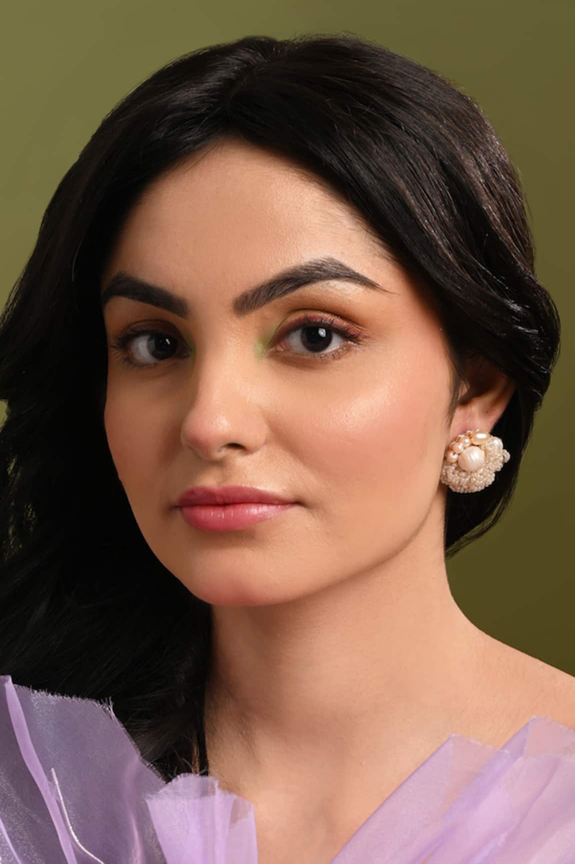 House Of D"Oro Pearly Cluster Stud Earrings 