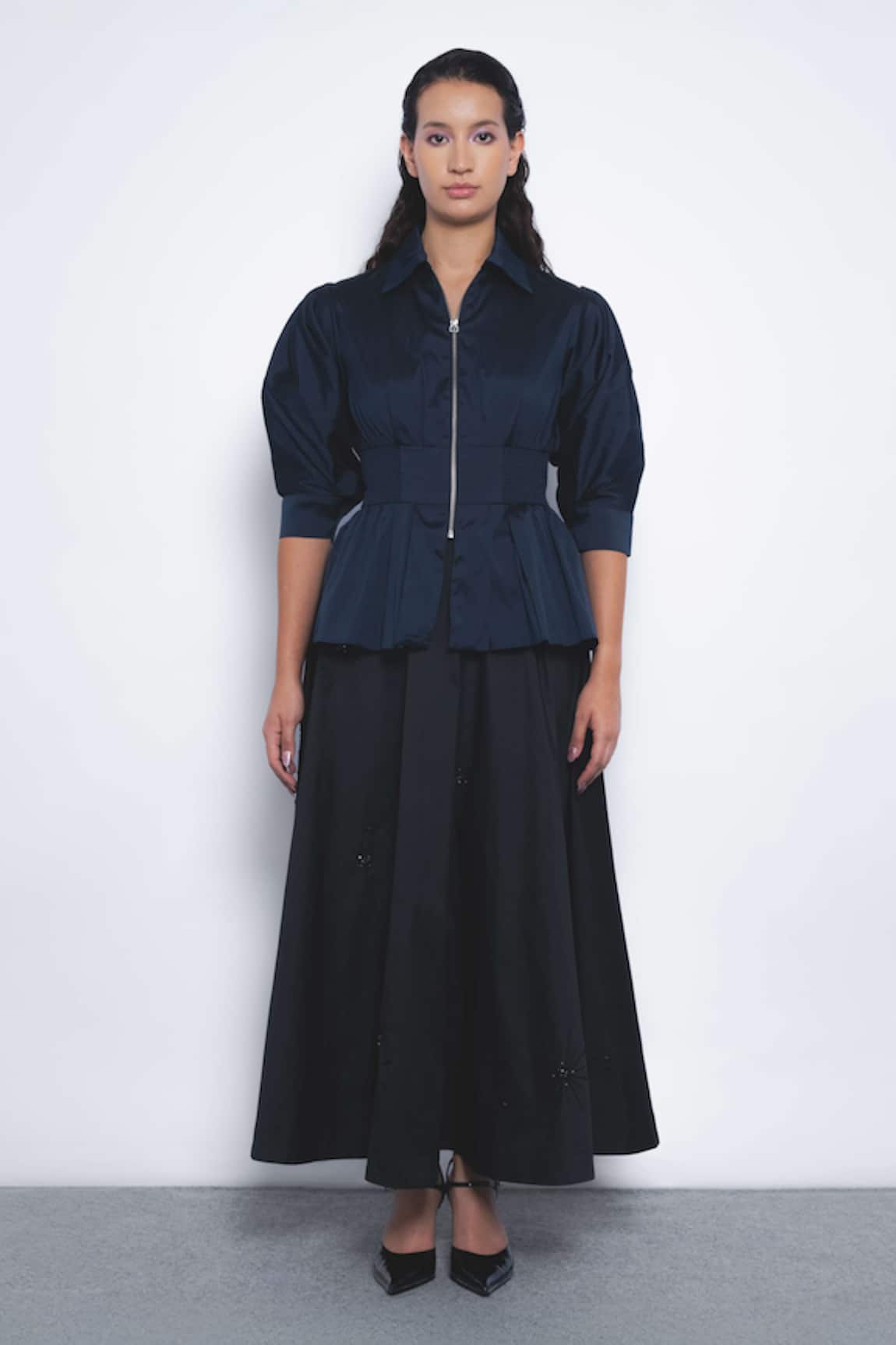 Leh Studios Ame Peplum Top