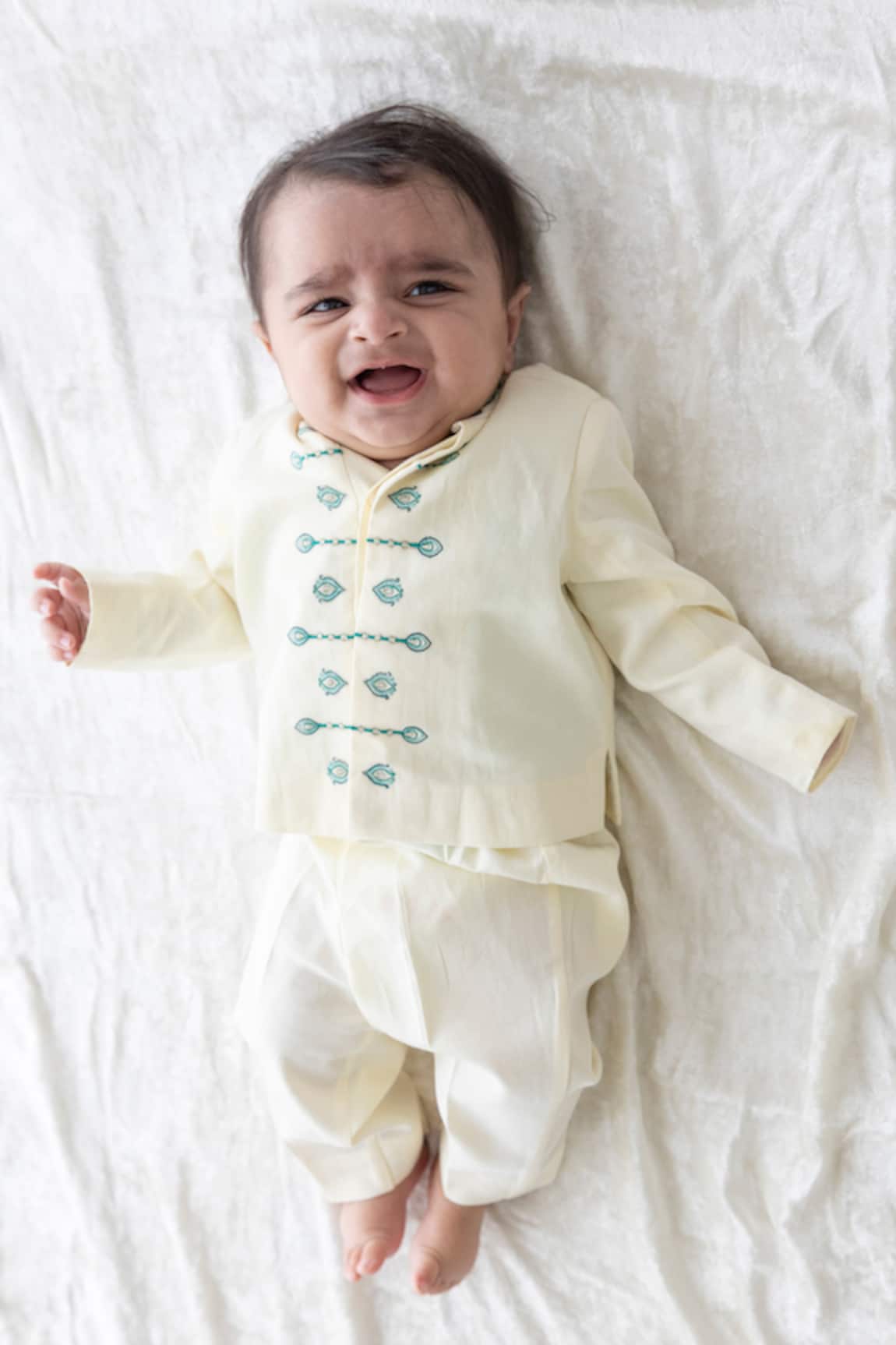 Tiber Taber Embroidered Bandhgala & Pant Set