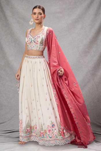 Samyukta Singhania Embroidered Lehenga Set
