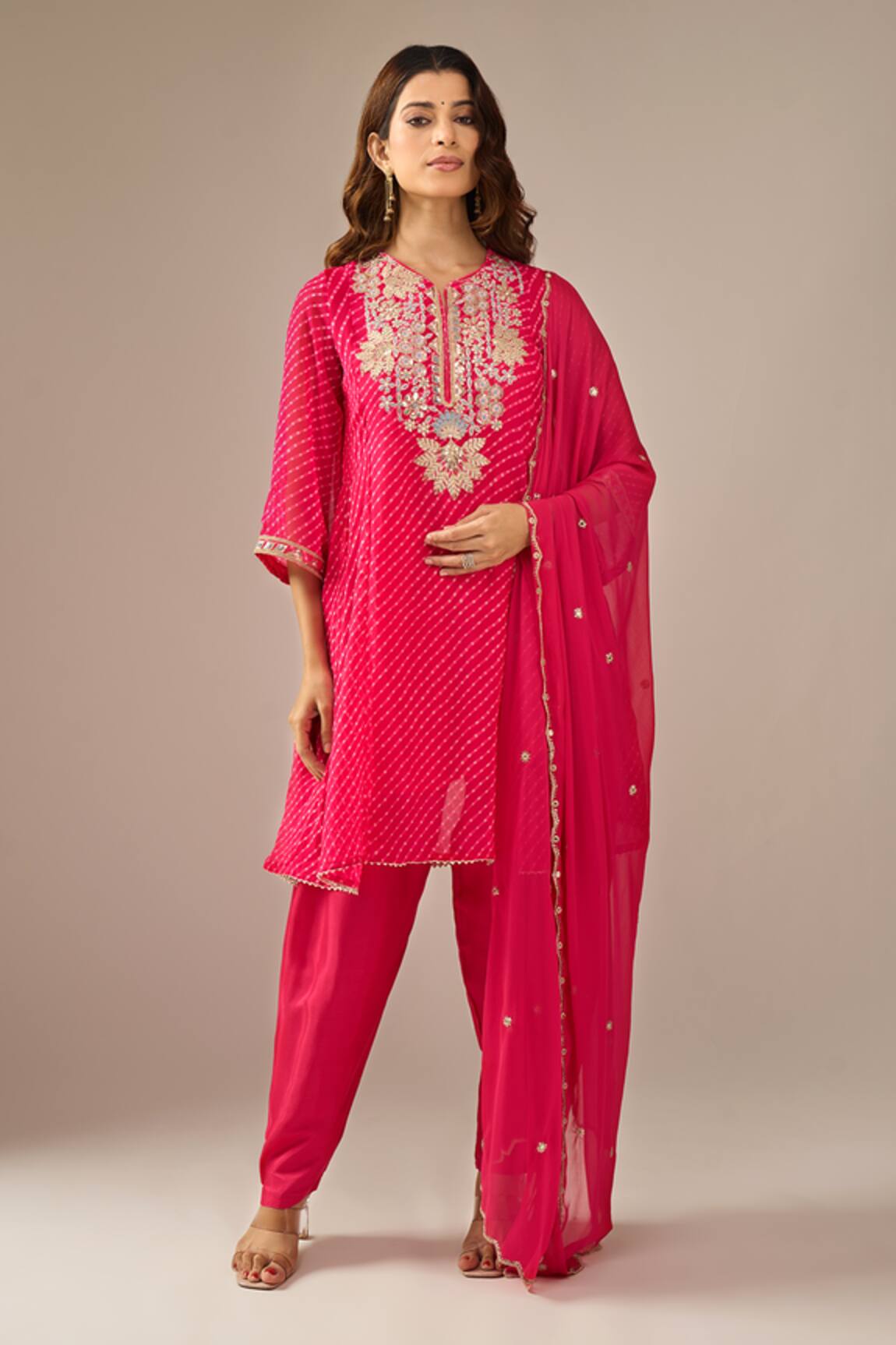 Samyukta Singhania Mothra Embroidered Kurta Set