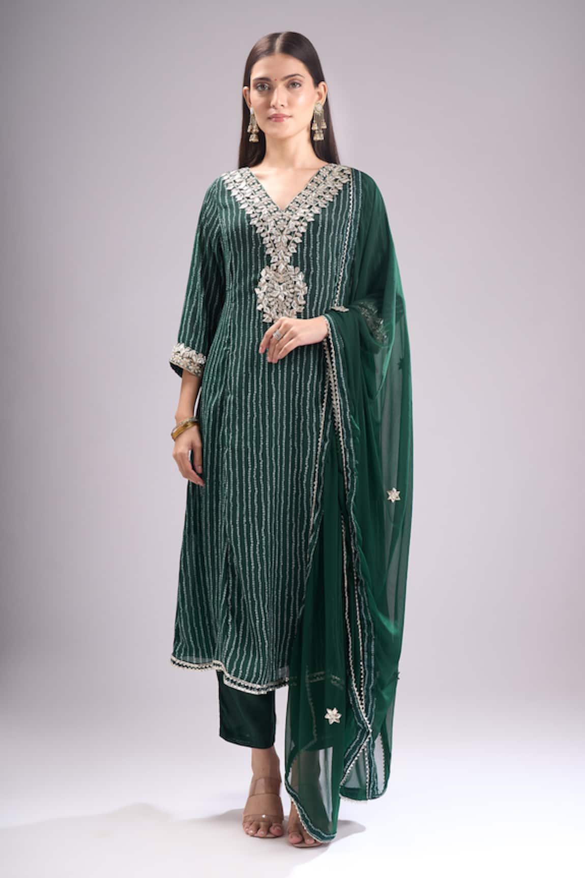 Samyukta Singhania Printed Kurta Set
