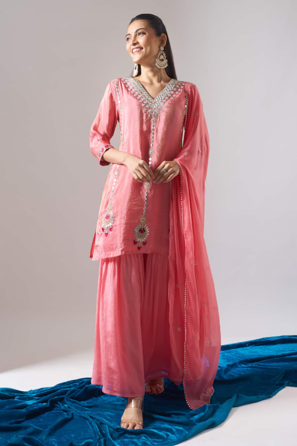 Samyukta Singhania Embroidered Kurta Set