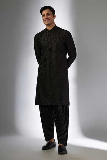 Salil Bhatia Zari Mahal Zari Embellished Kurta Set 