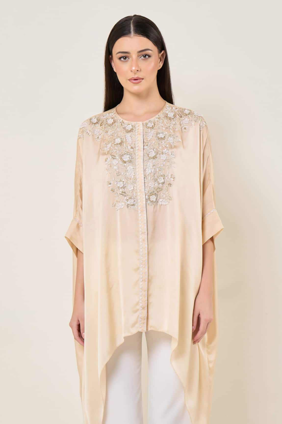 Namrata Joshipura Amara Front Open Handkerchief Tunic 