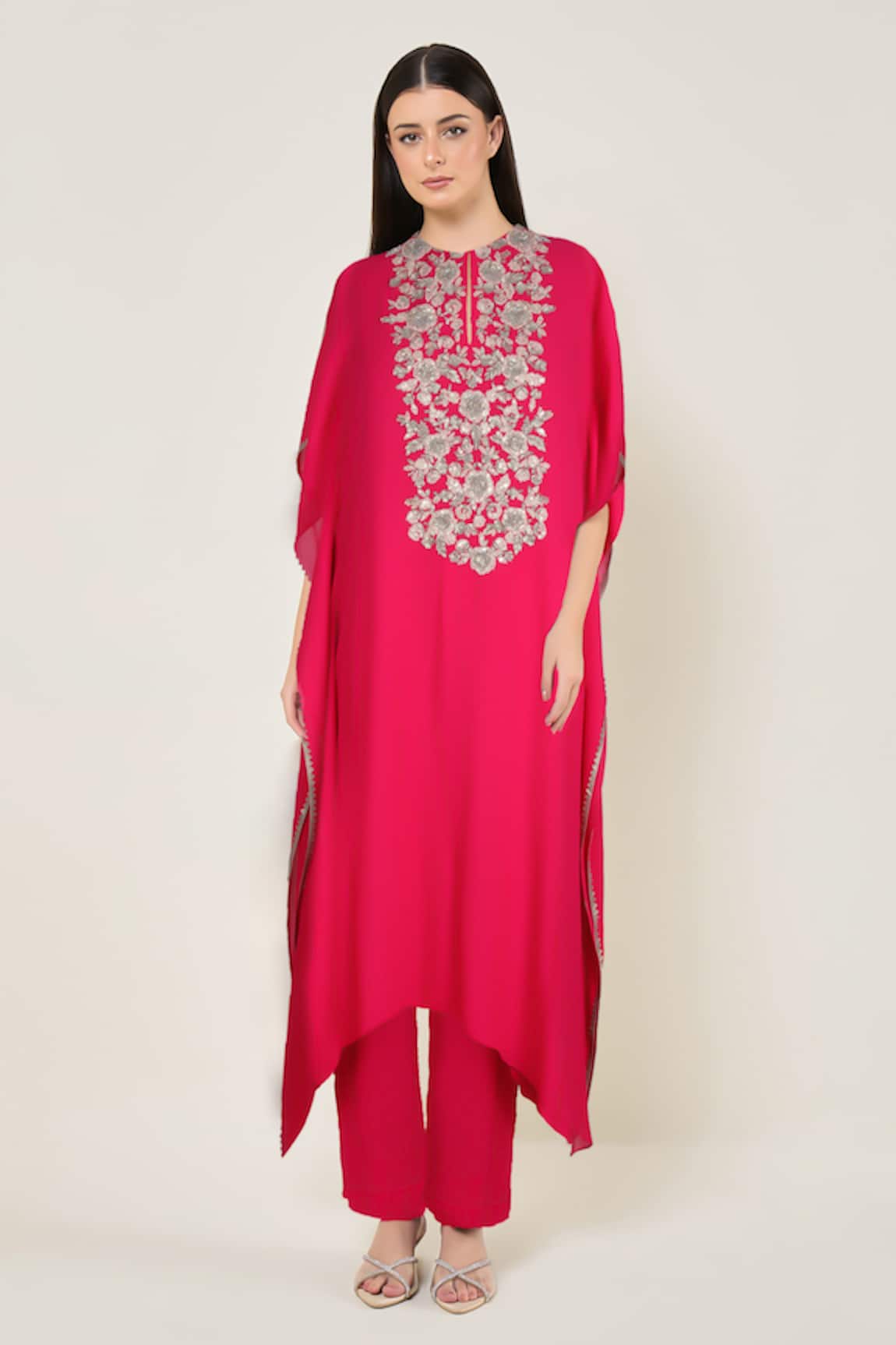 Namrata Joshipura Amara Intricate Yoke Kaftan With Pant 