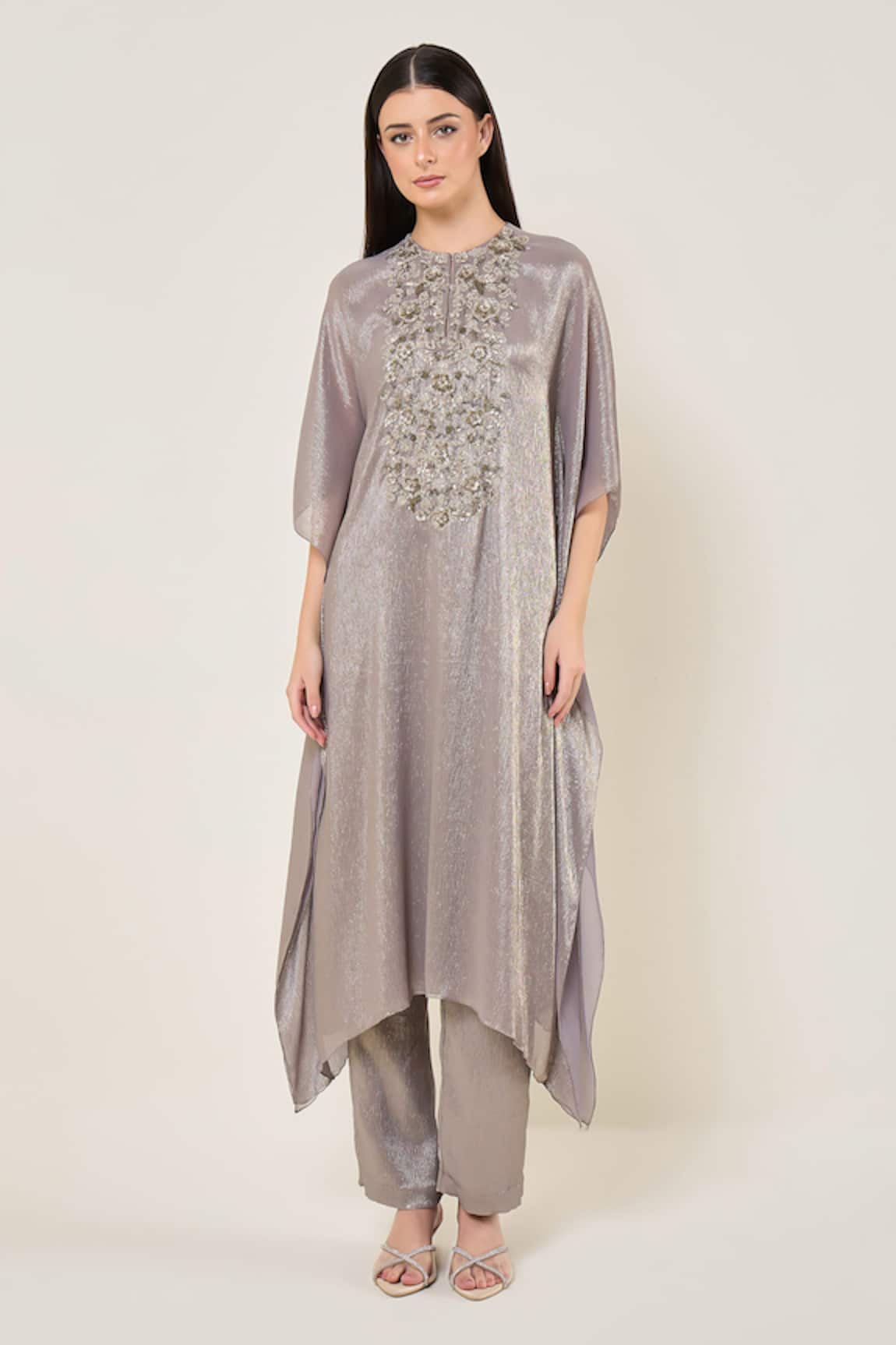 Namrata Joshipura Amara Yoke Embroidered Kaftan With Pant 