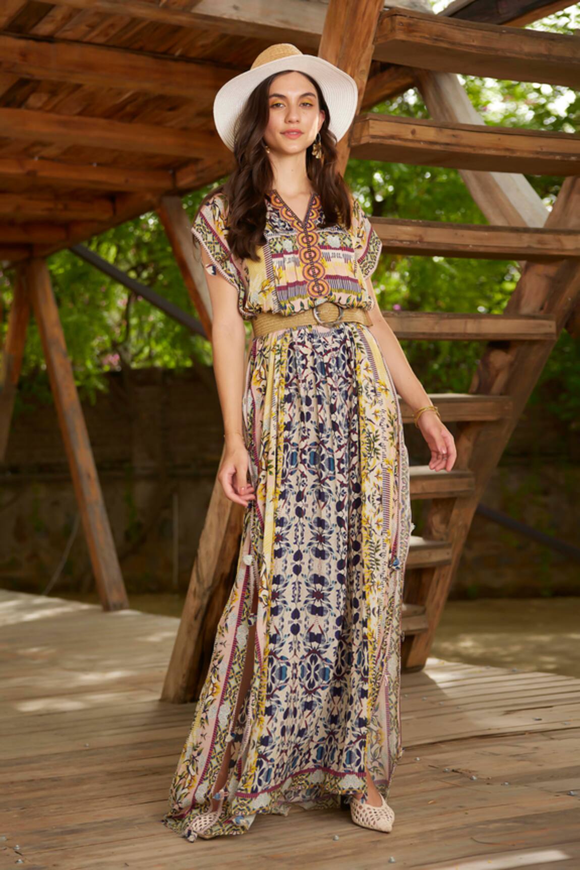 Bhanuni By Jyoti Printed Kaftan