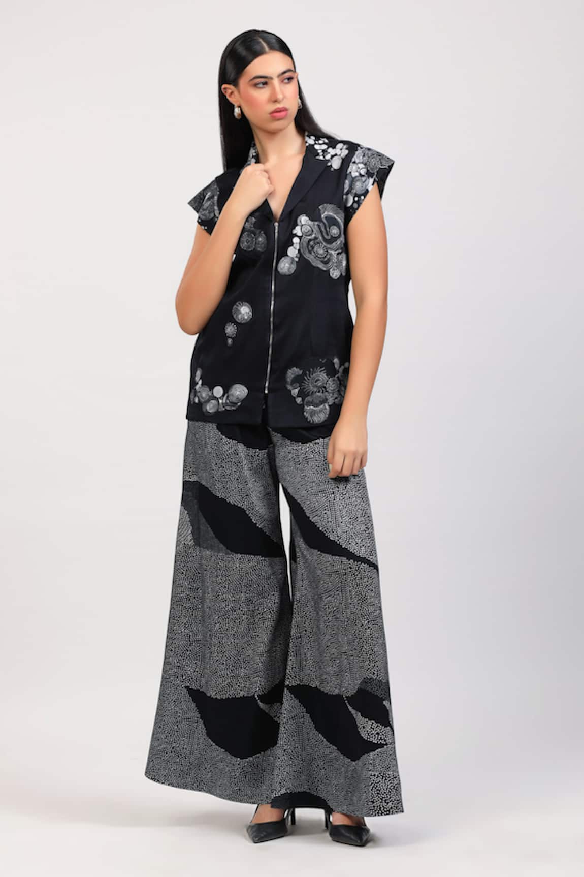 Zosia Liora Printed Blazer & Pant Set 