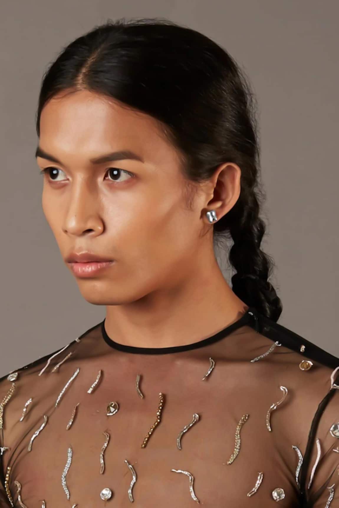 Quod Silver Plated Tooth Studs