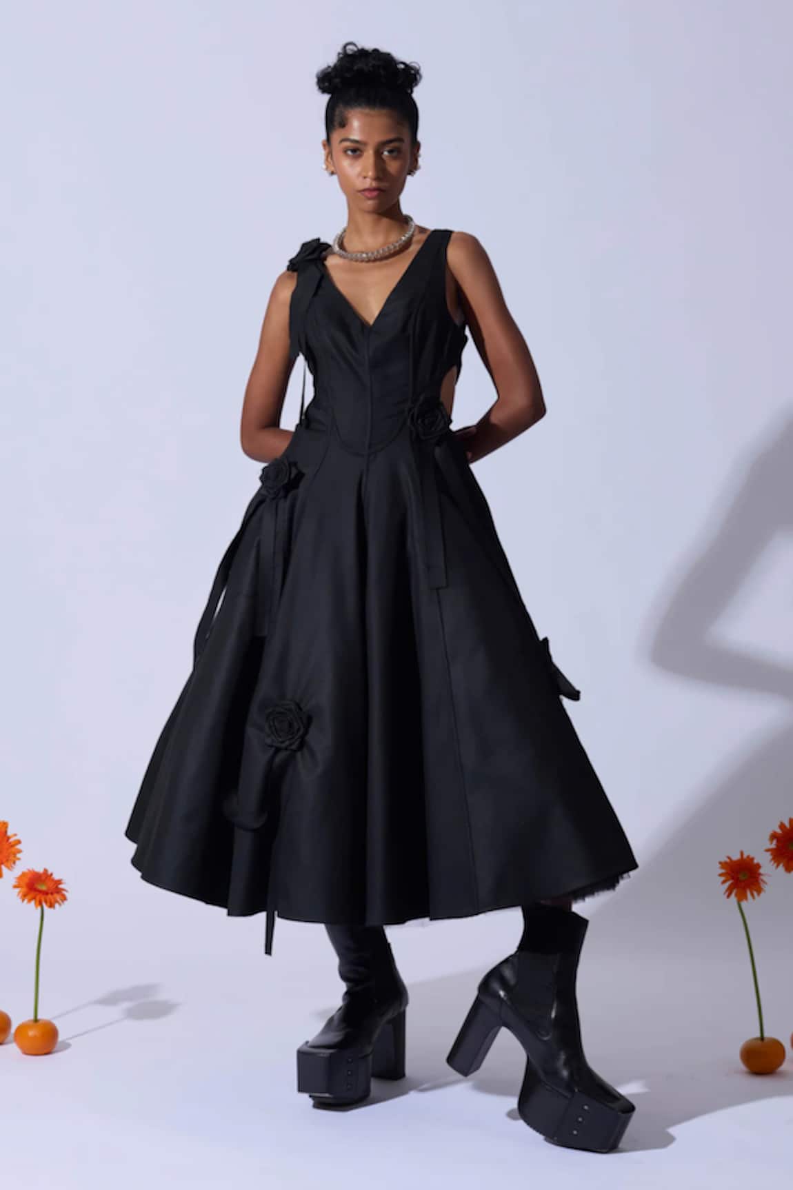 Quod Garden Applique Dress