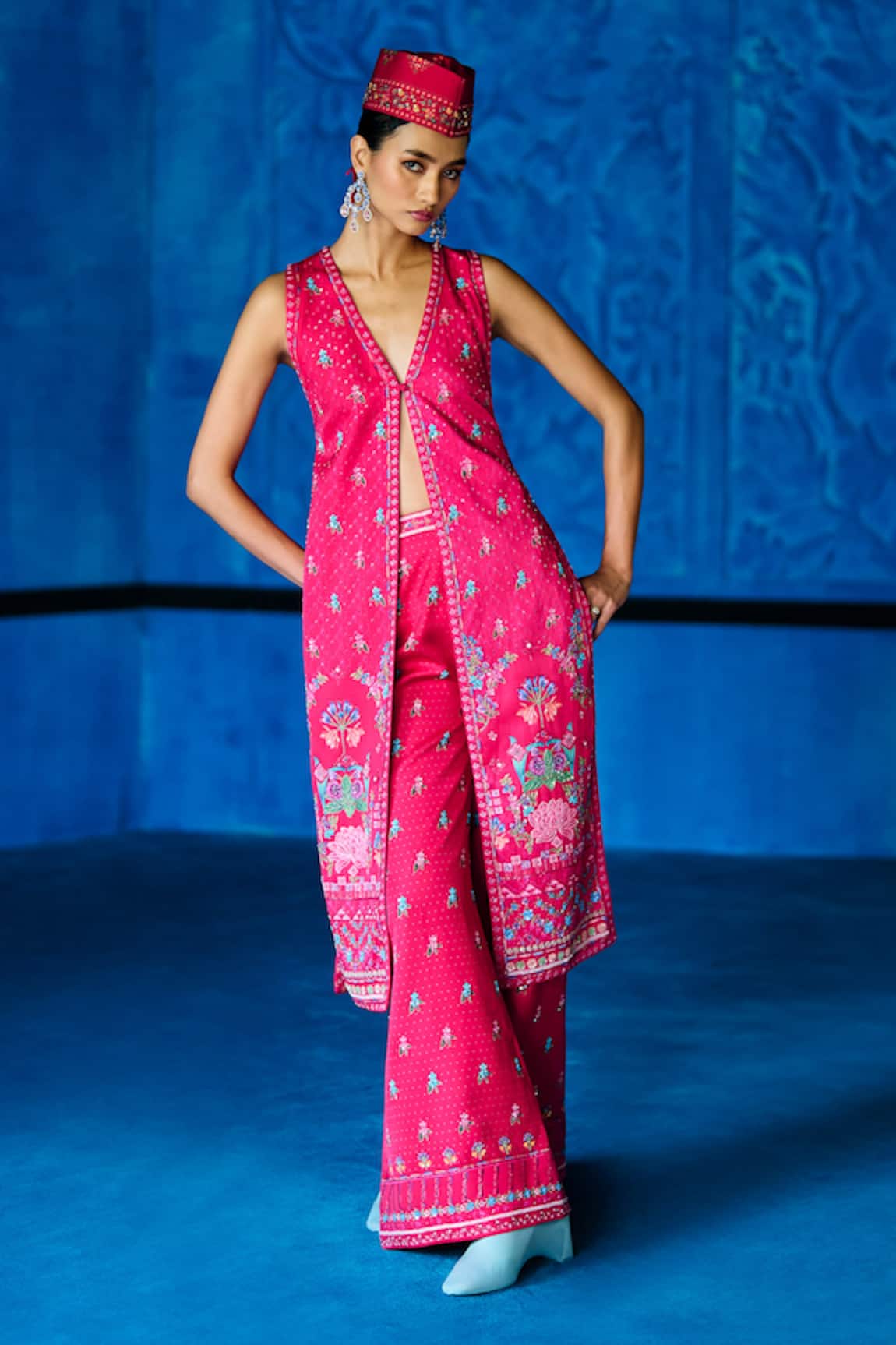 The Whole Nine Yards Boldly Hers Printed Jacket & Palazzo Set