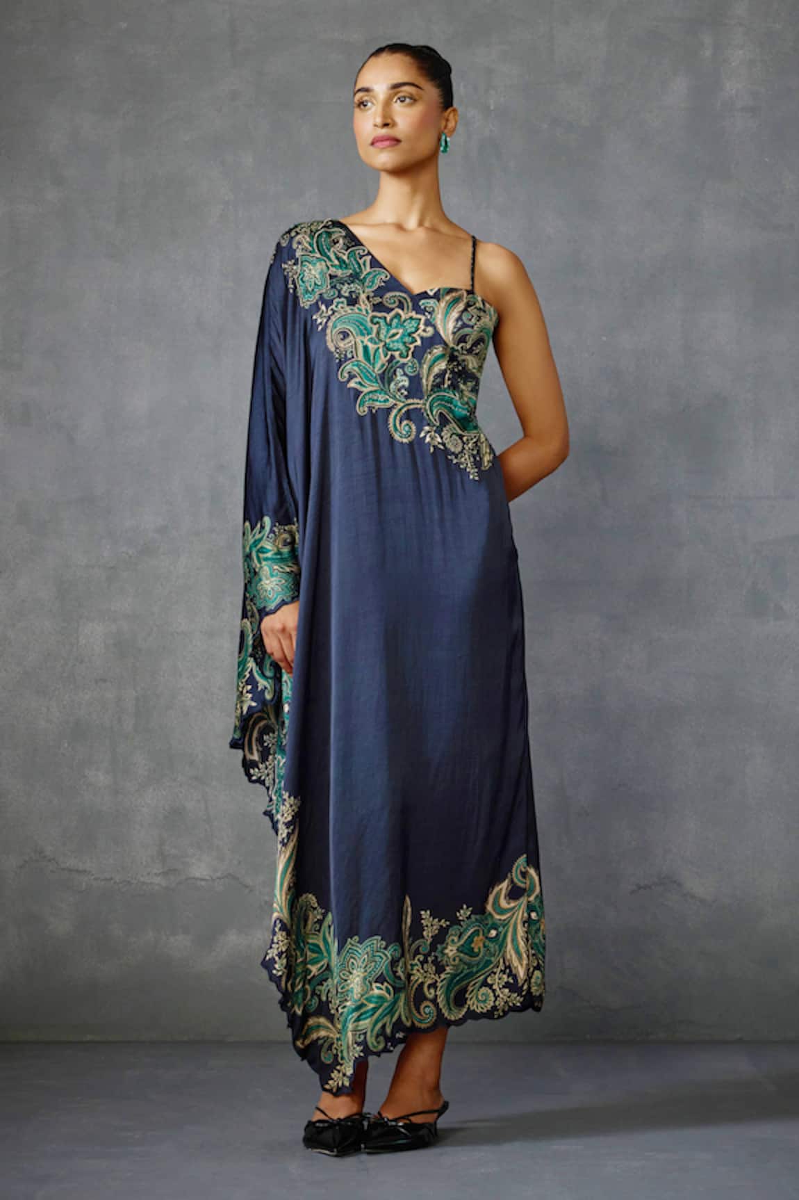 Namrata Joshipura Asymmetric Hem One Shoulder Dress