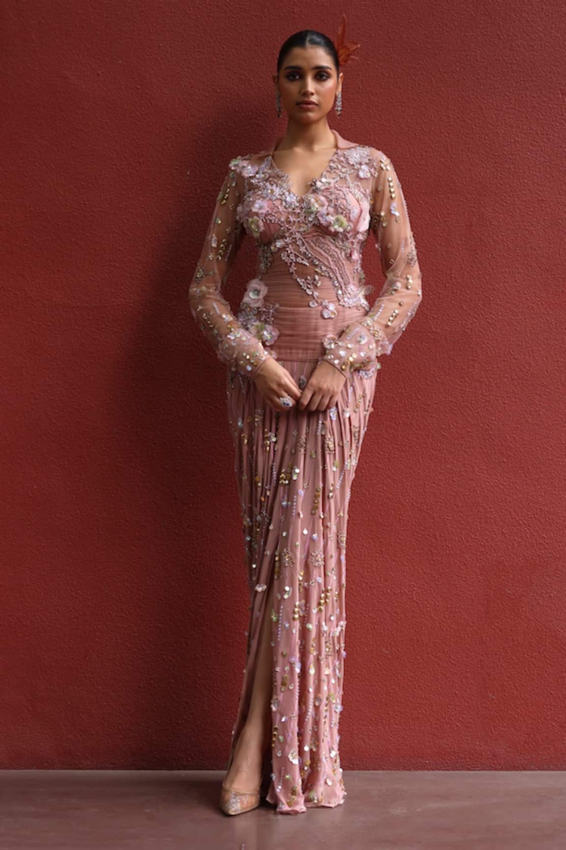 Moledro Chaya Embroidered Dress