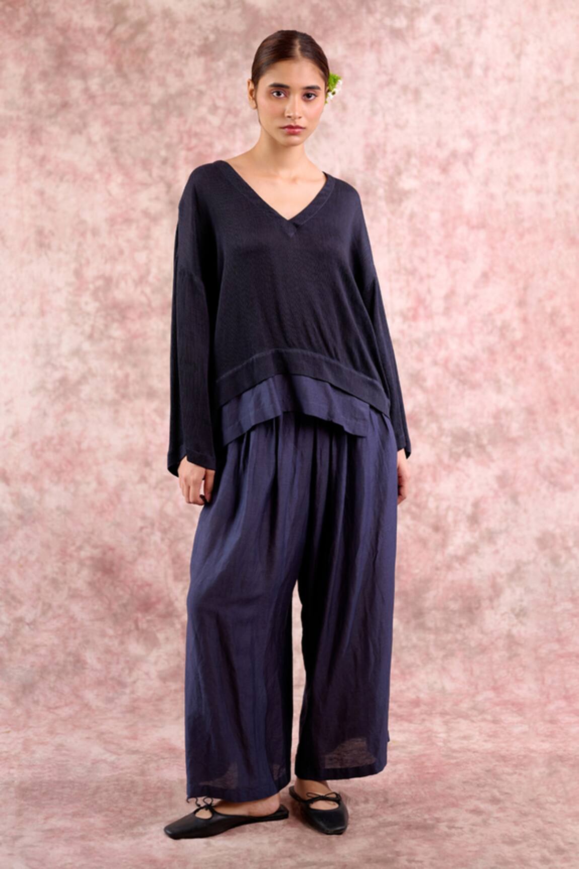 Doodlage Bemberg Linen Pleated Pant