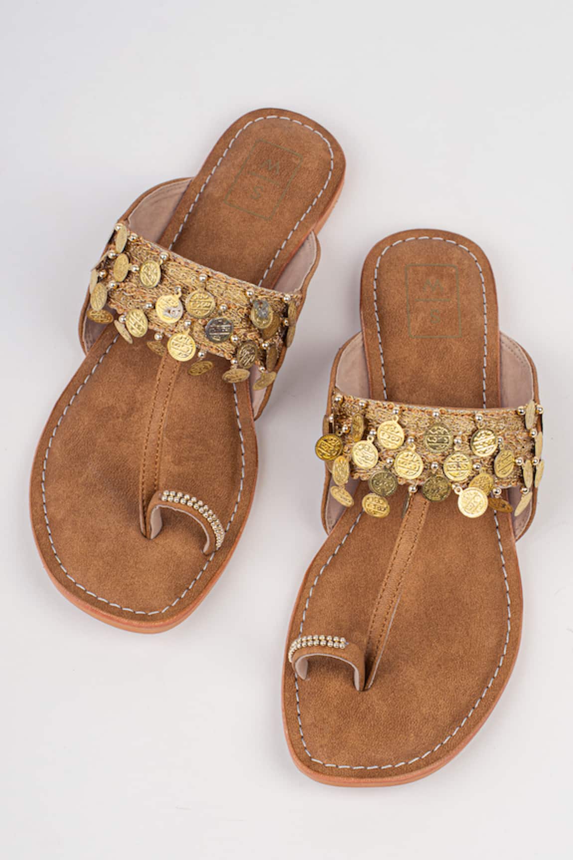 Sandalwali Naira Coin Strap Vegan Sandals