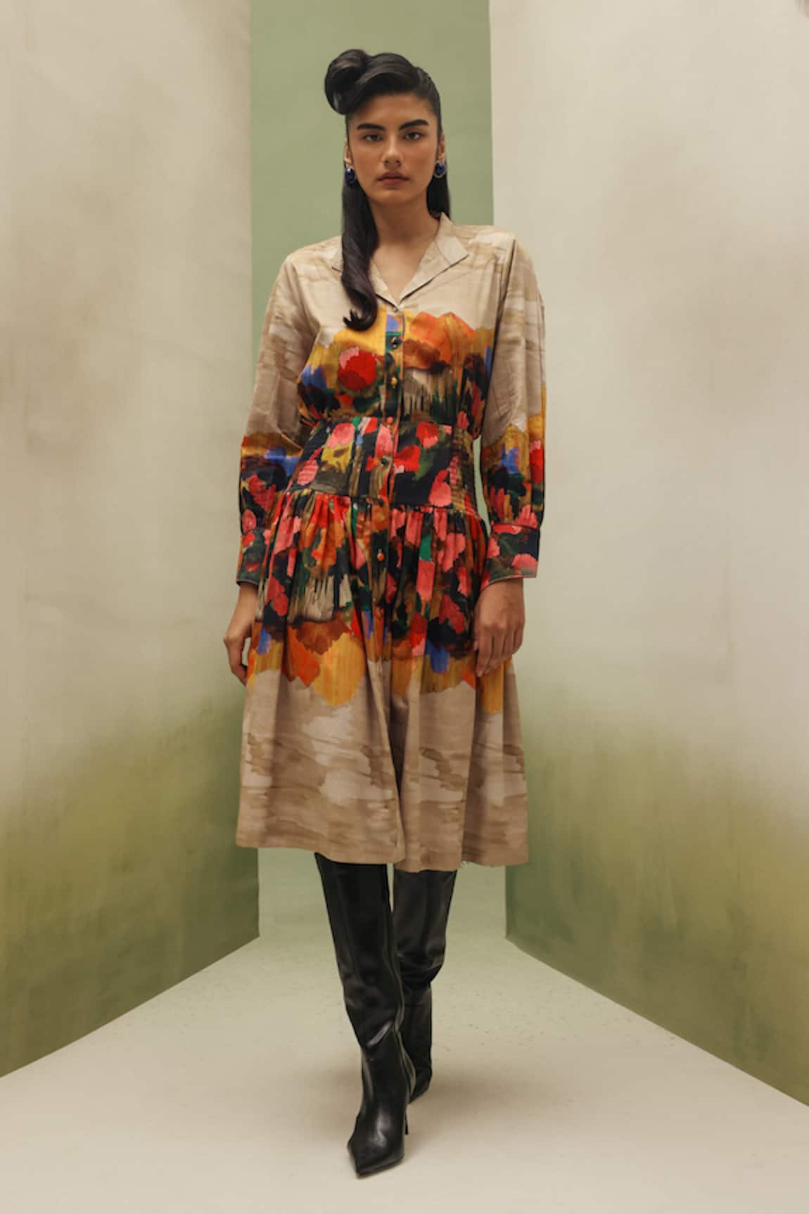 NOIB Celia Highland Print Dress 