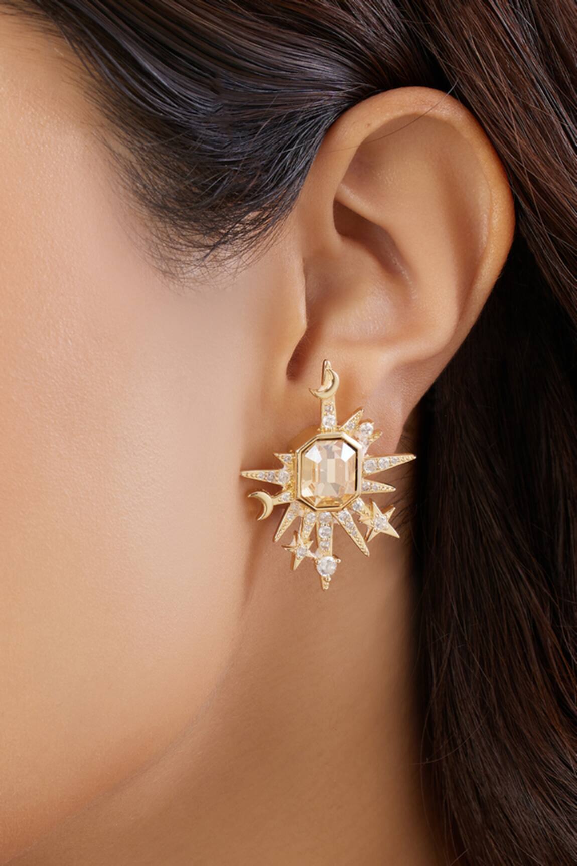 Isharya Shikhas Disco Drop Studs 