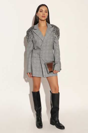 Linetribe Selvaris Embroidered Jacket Dress 