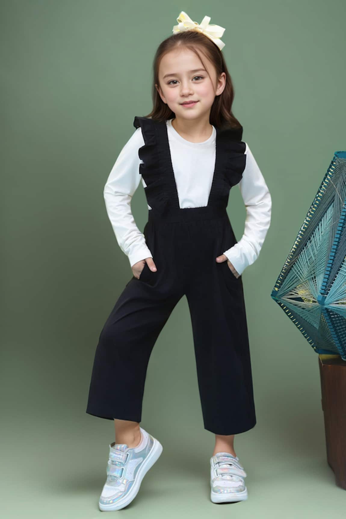 Petite Pomme Frilled Jumper & T-Shirt Set 