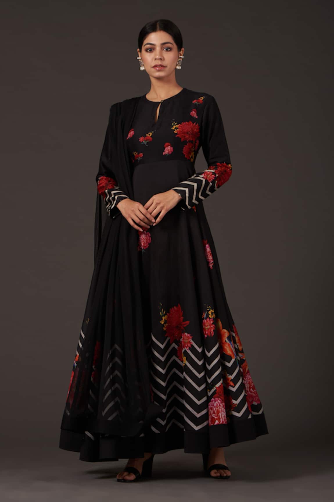 Balance By Rohit Bal Digital Printed Anarkali Set