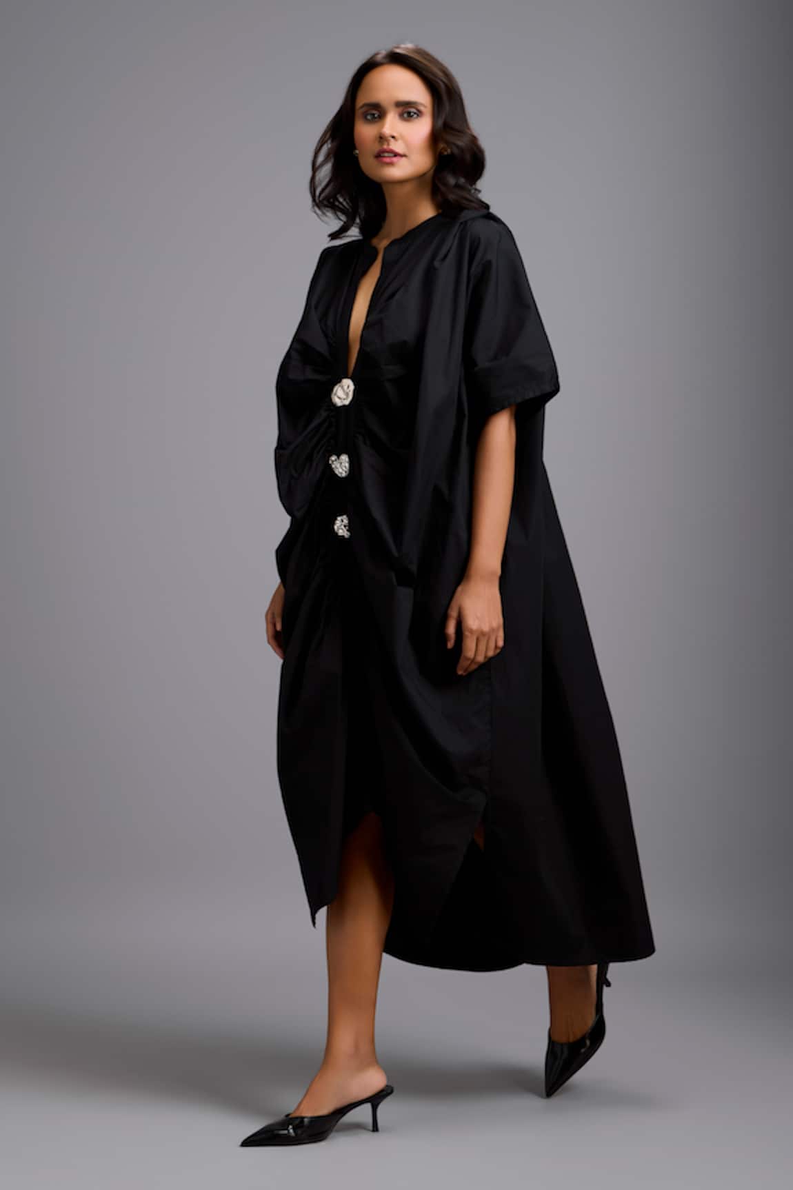 Deepika Arora Oversize Draped Kaftan Dress  