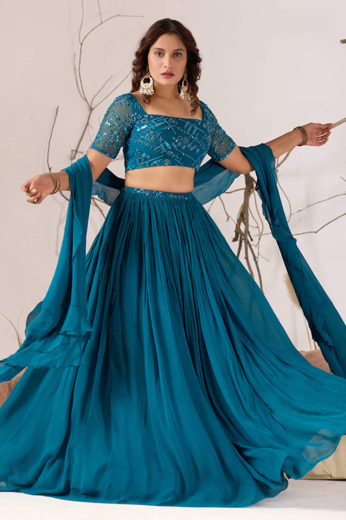 Damoiselle Neelkamal Embellished Lehenga Set
