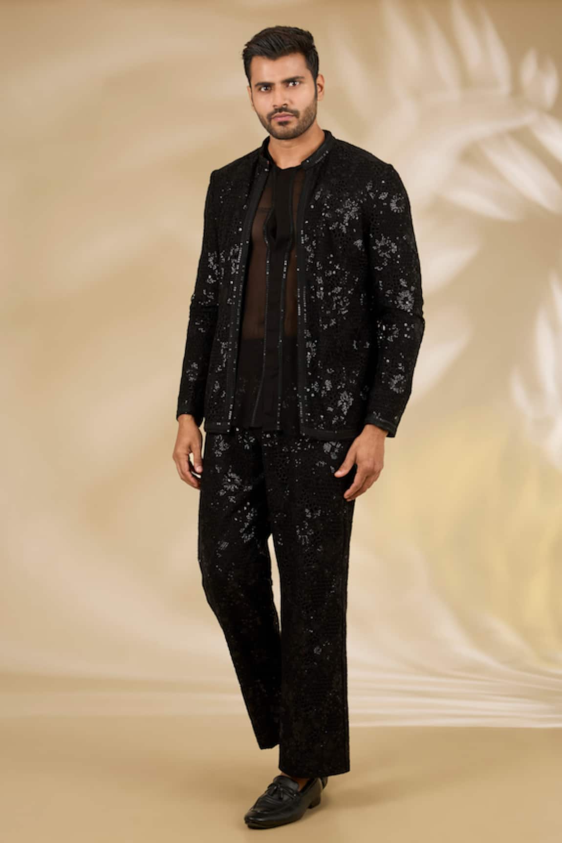 Rabani & Rakha Embroidered Bandhgala Set