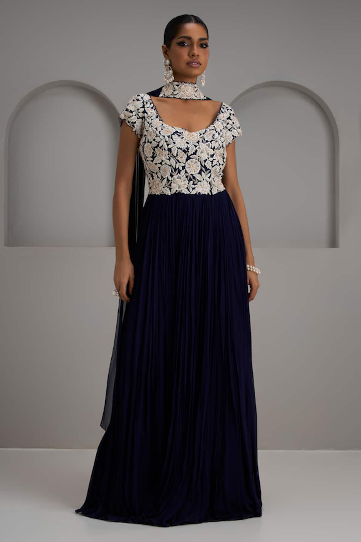 Maisolos Hand Embroidered Anarkali With Dupatta