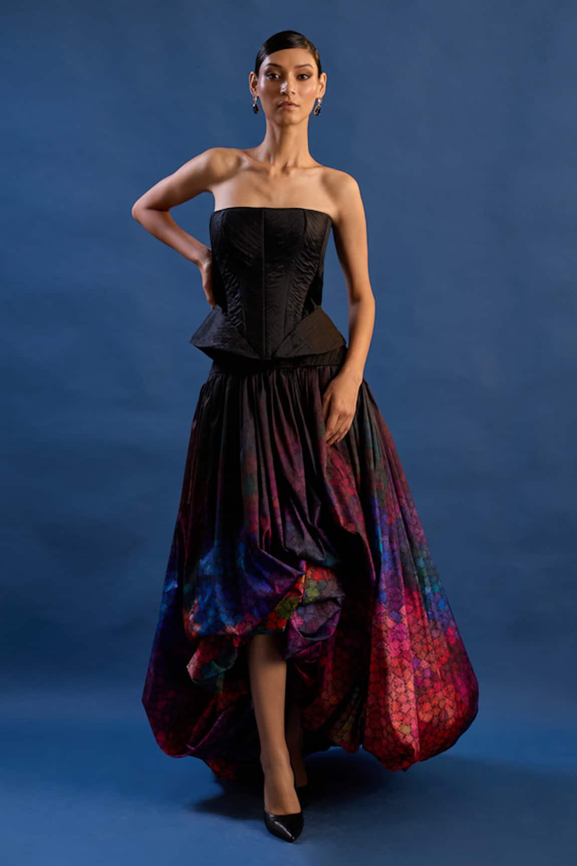 Cedar & Pine Paula Corset Top & Bubble Skirt Set 