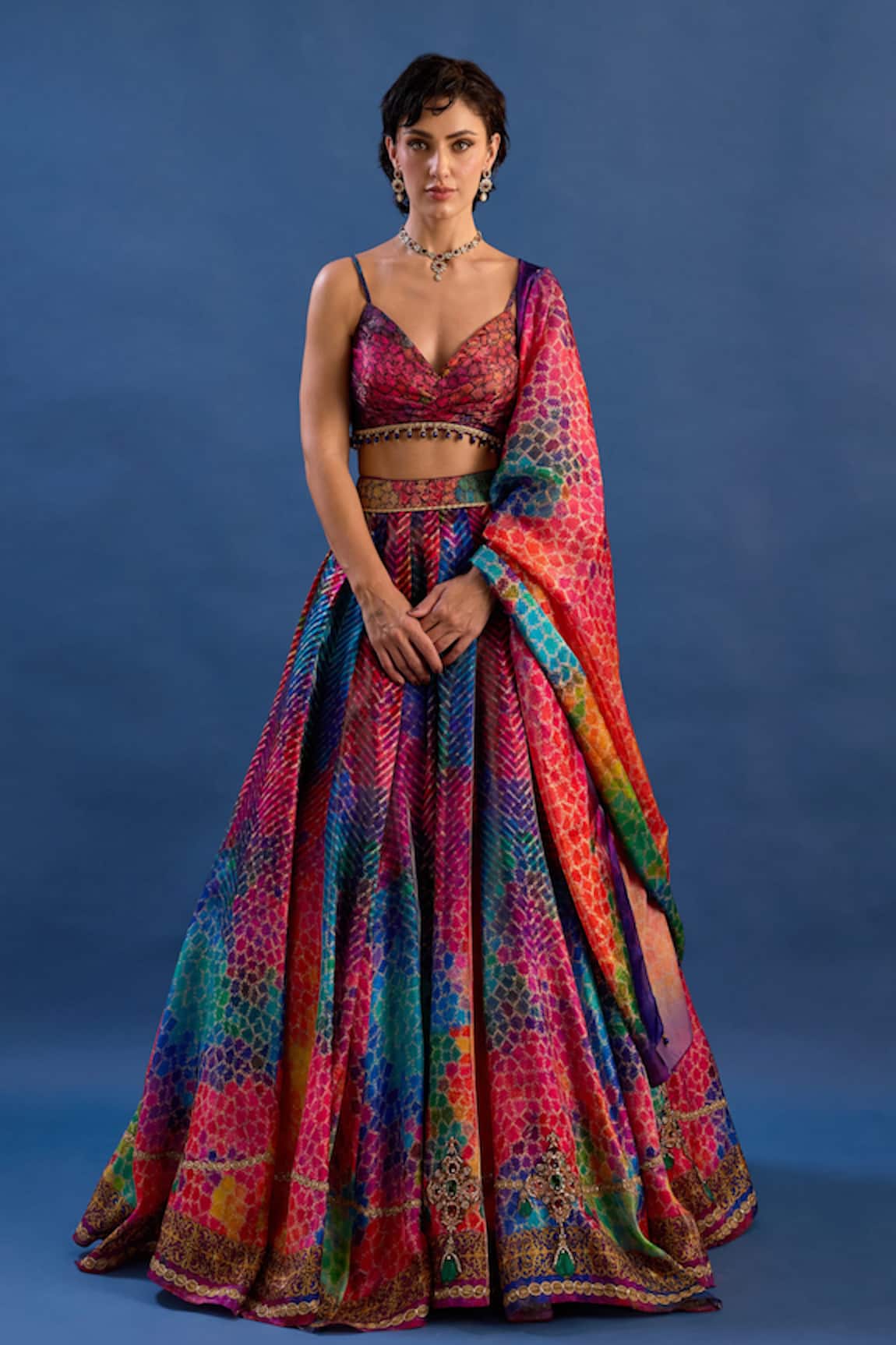 Cedar & Pine Betty Printed Lehenga Set 