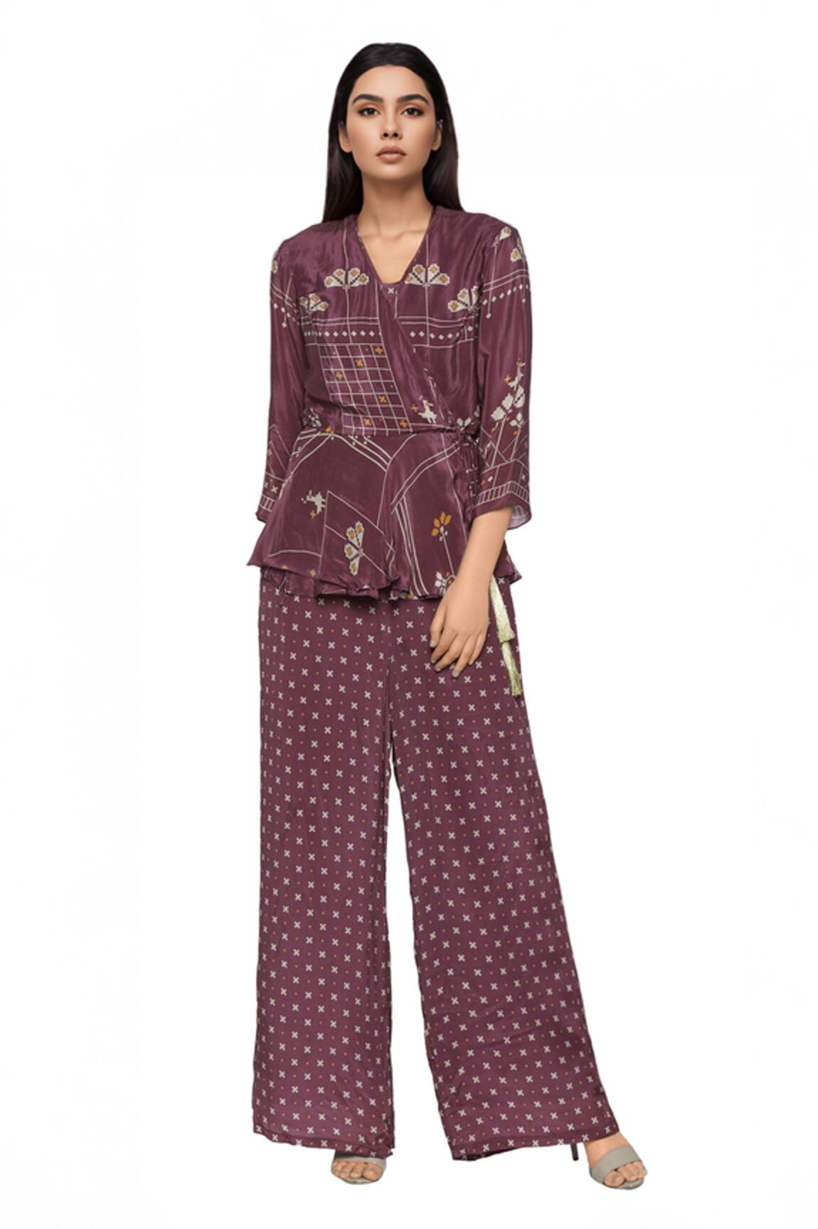 Soup By Sougat Paul Crepe Printed Jumpsuit