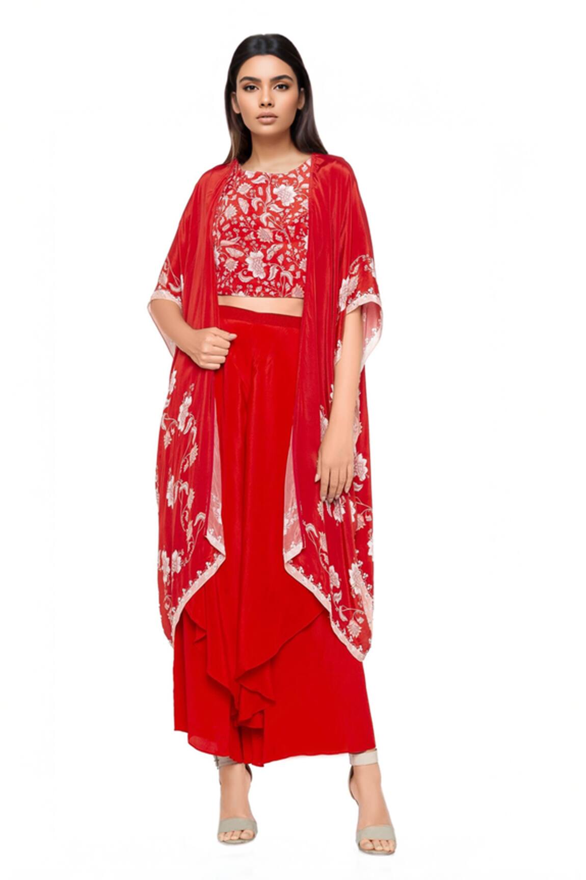 Soup By Sougat Paul Printed Jacket & Pant Set