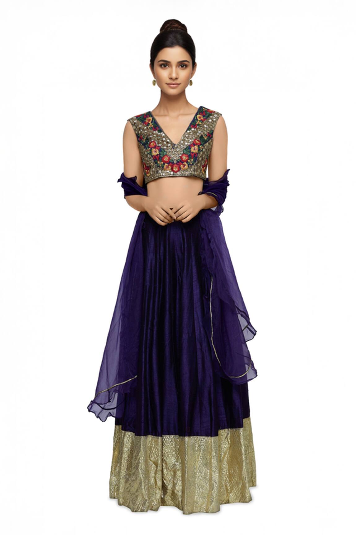 Neha Khullar Embroidered Lehenga Set