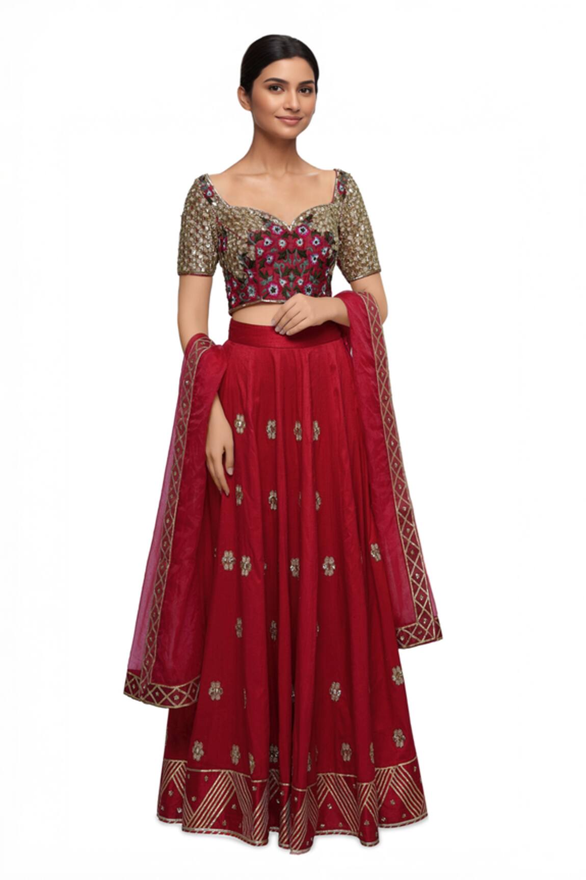 Neha Khullar Embroidered Lehenga Set