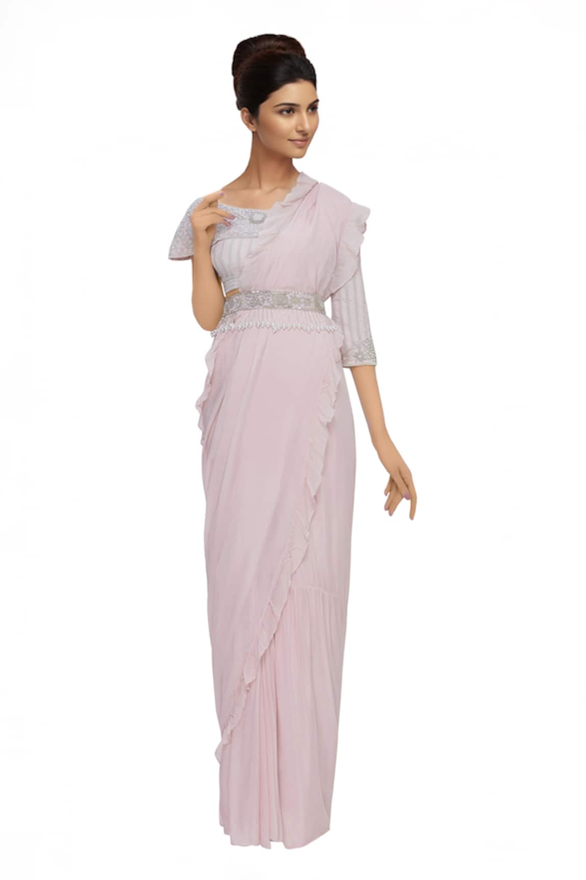 Neha Khullar Pre-Draped Saree Set 