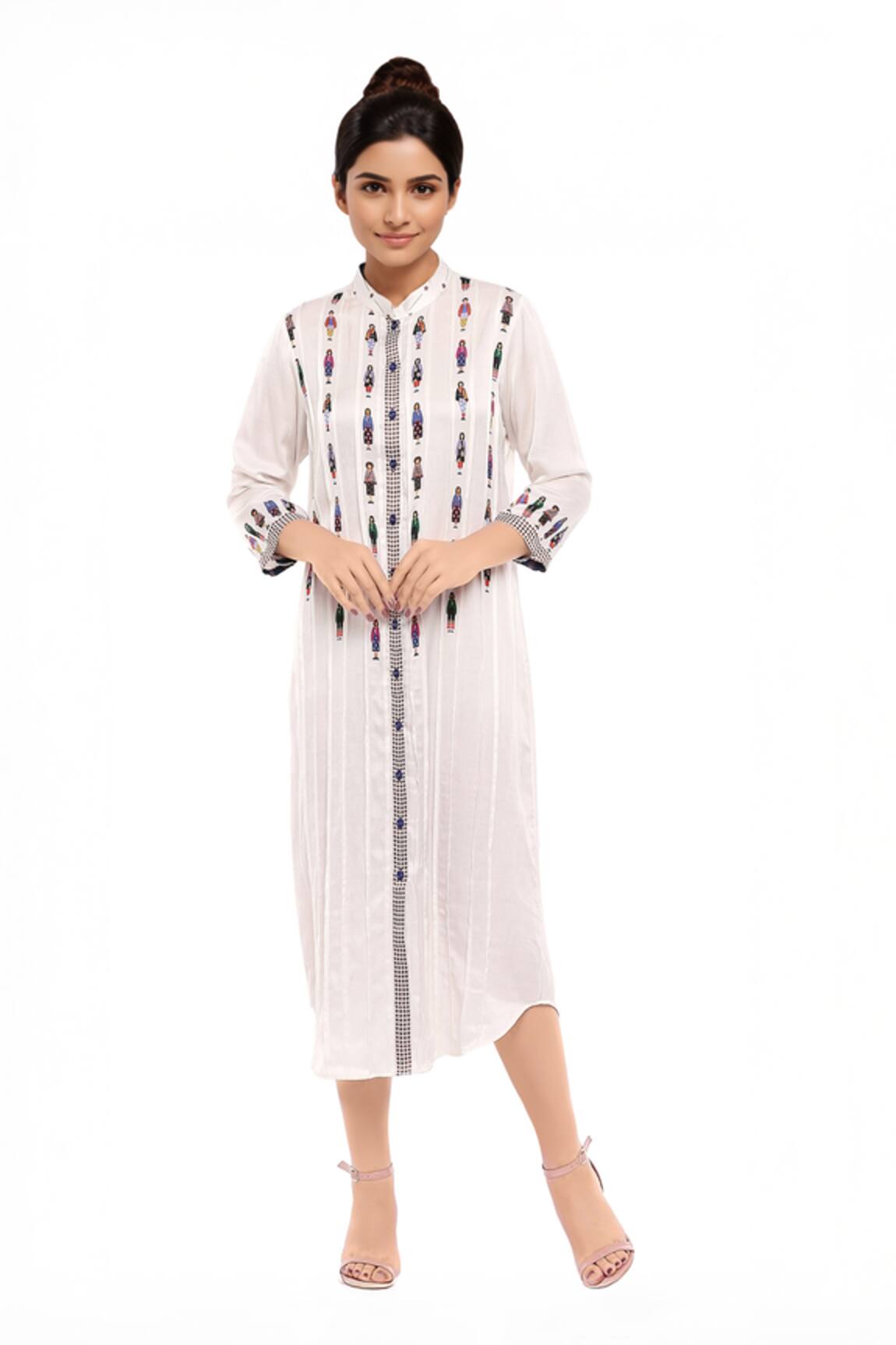 So Us By Sougatpaul Printed Midi Dress