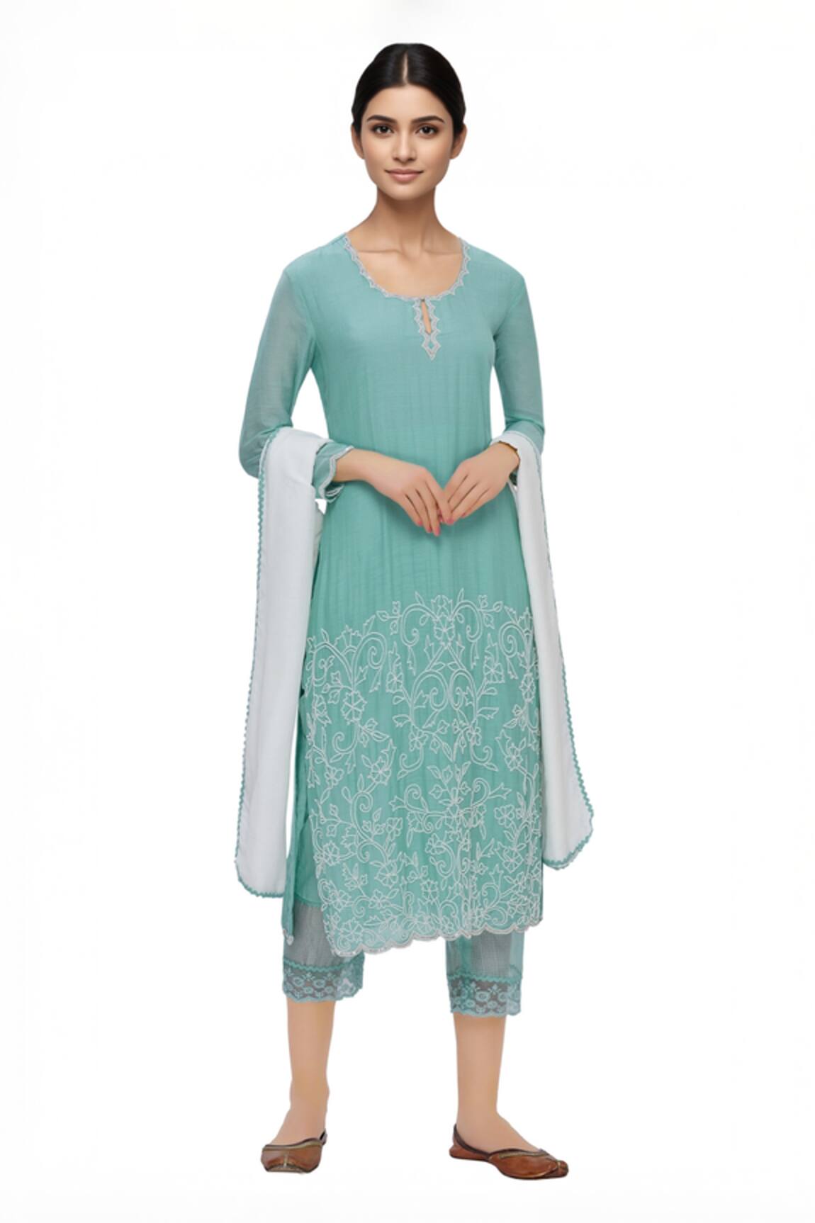 Neha Khullar Embroidered Kurta Set 