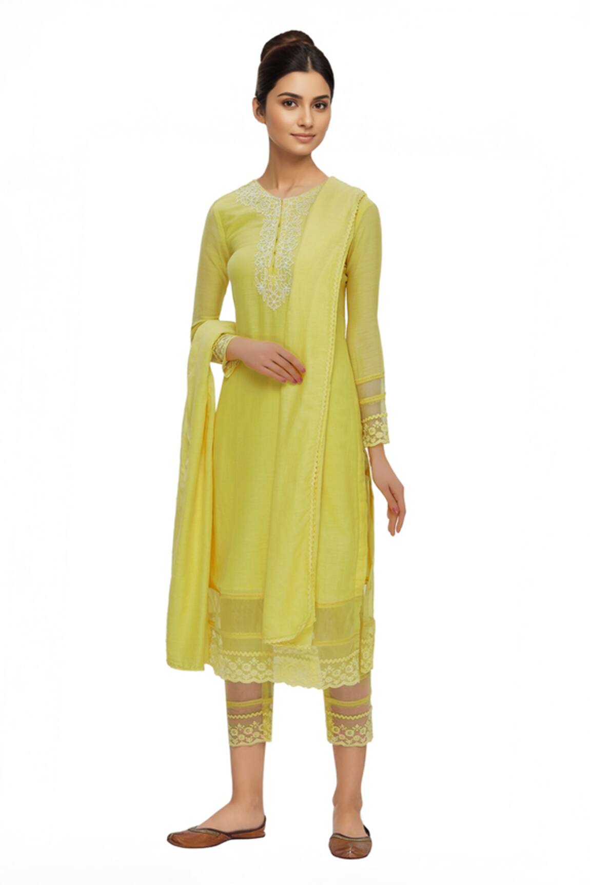 Neha Khullar Embroidered Kurta Set