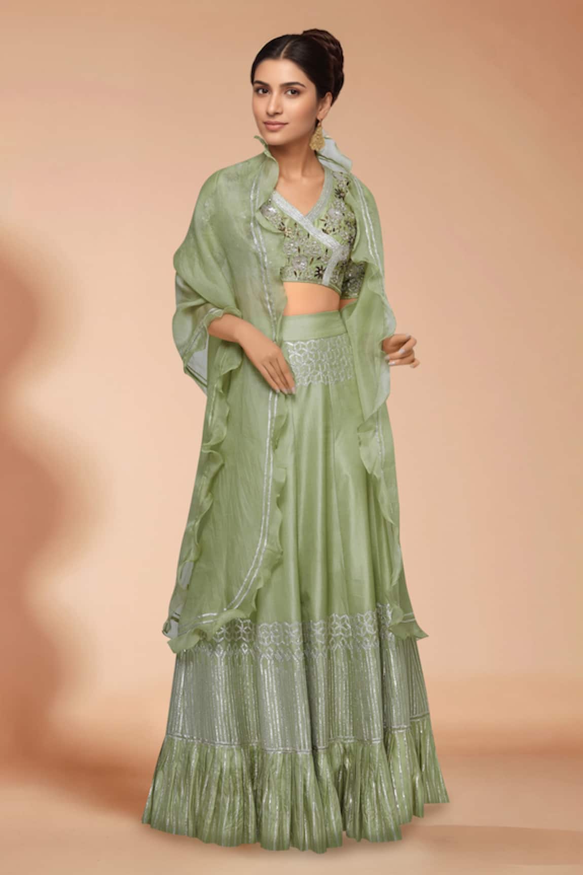 Neha Khullar Embroidered Lehenga Set