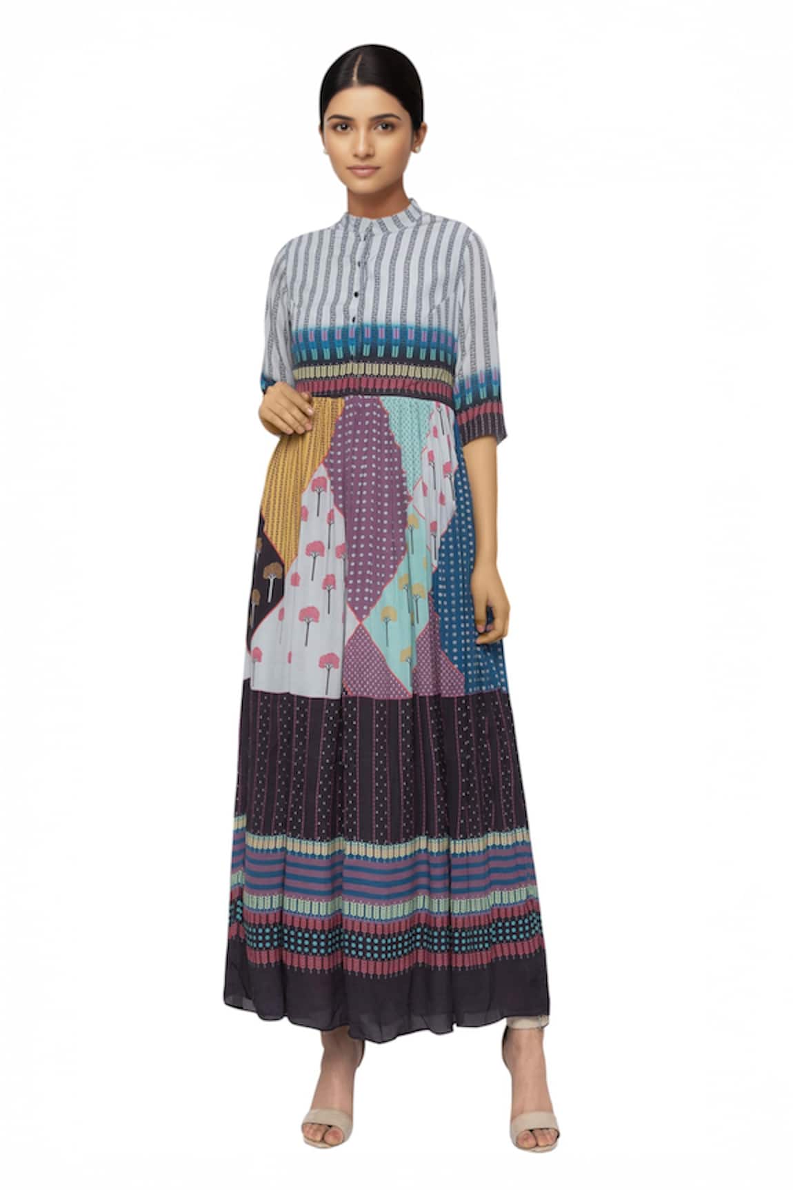 So Us By Sougatpaul Printed maxi dress