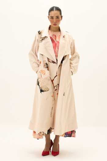 Kharakapas Clay Echo Trench Coat 