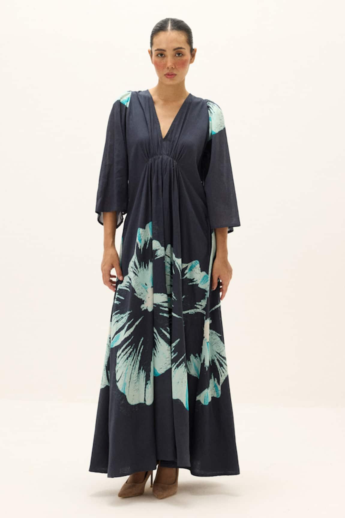 Kharakapas Celestine Printed Dress