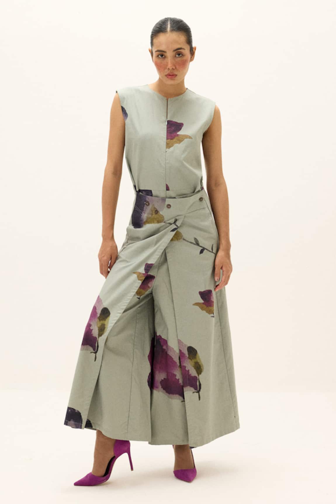 Kharakapas Riverbend Cotton Jumpsuit