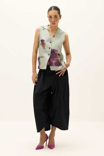 Kharakapas Aurora Printed Waistcoat 