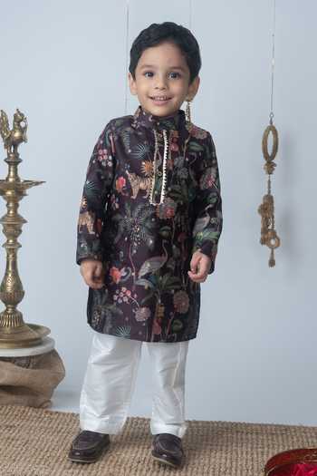 Label Neeti Jungle Print Kurta Set 