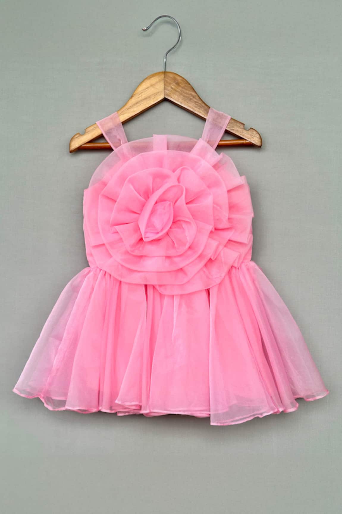Label Neeti Baby Pink Organza Dress 